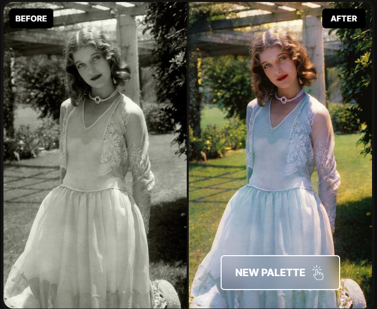 palette ai before after image